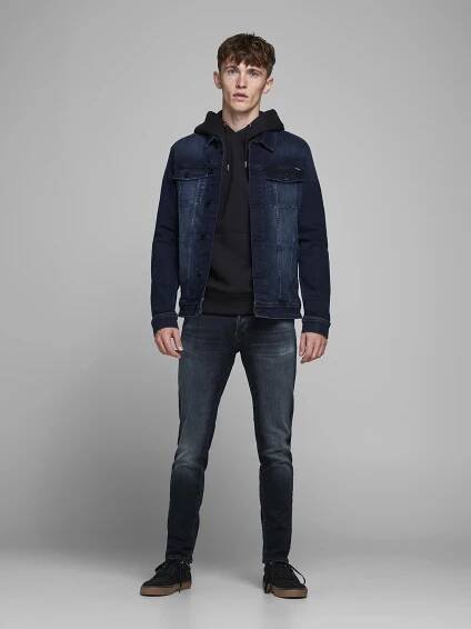 Jack & Jones - Tmavě modré slim fit džíny Jack & Jones Glenn | ZOOT.cz