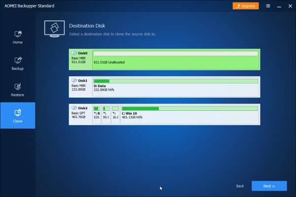 How to Clone Disk by using AOEMI Backupper