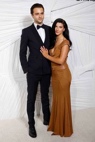 Arthur Alistair Donald and Phoebe Gates attend the 2024 Albie Awards presented by the Clooney Foundation for Justice at New York Public Library on September 26, 2024 in New York City. 