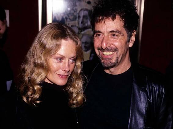 Beverly D'Angelo and Al Pacino at premiere of 'The Insider,