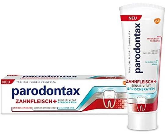 Parodontax Zahnfleisch+ Sensitivität & Frischer Atem Vergleich