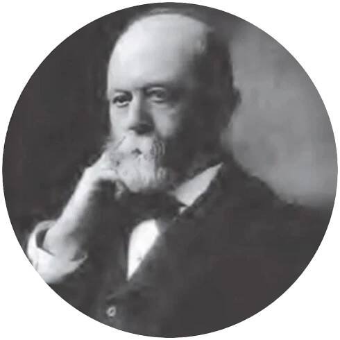 black and white photo of our founder John S. Hawley