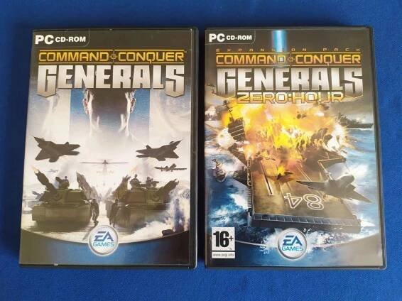 PC - COMMAND a CONQUER GENERALS + CaC ZERO HOUR exp. (retro 2003) Top - Hry
