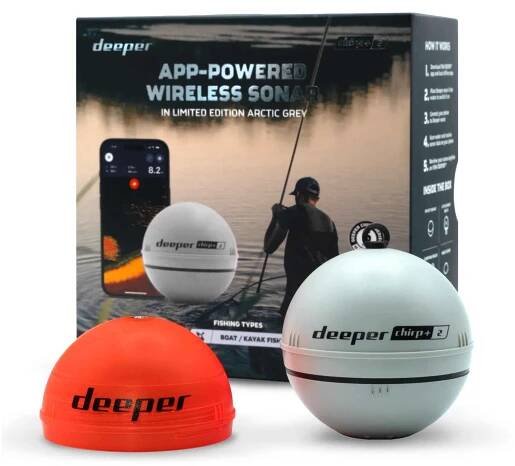 Deeper Nahazovací sonar Fishfinder CHIRP+ 2 Arctic Grey Limited Edition