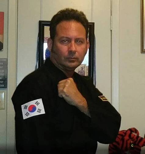 Kevin Curtis Practicing Martial Arts