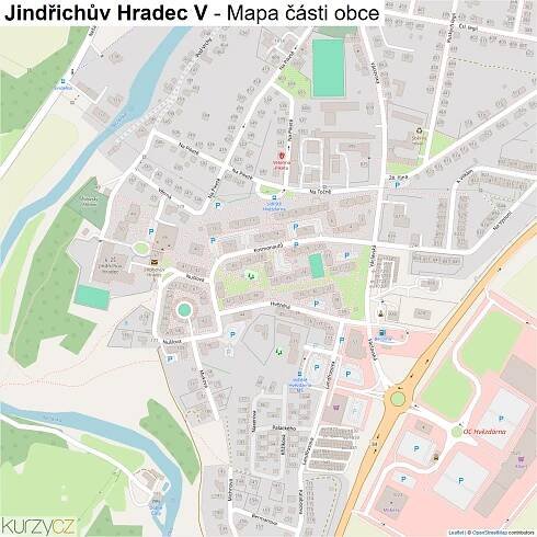 Jindřichův Hradec V - mapy | Kurzy.cz