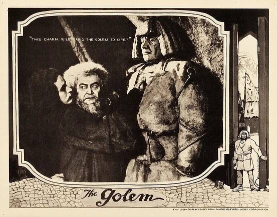Ernst Deutsch, Albert Steinrück, Paul Wegener - Jak Golem na svět přišel - Fotosky