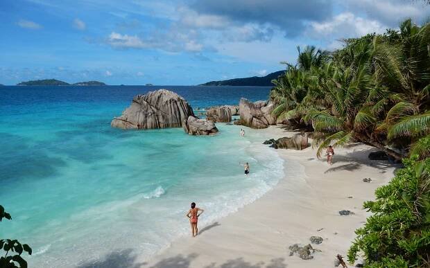 Anse Patates Beach / La Digue / Seychelles