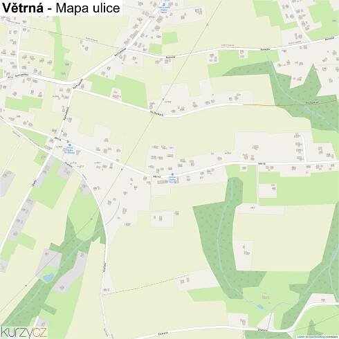 Větrná - mapy | Kurzy.cz