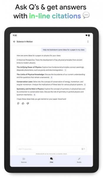 NotebookLM Android iOS