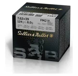 Příslušenství pro sportovní střelbu Sellier&Bellot Náboj S&B 8x57 JS FMJ 196gr (12,7g)