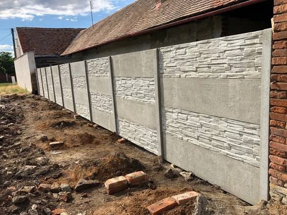 Betonové ploty Znojmo, Brno, Břeclav, Boskovice, Jihomoravský kraj, ale i celá ČR