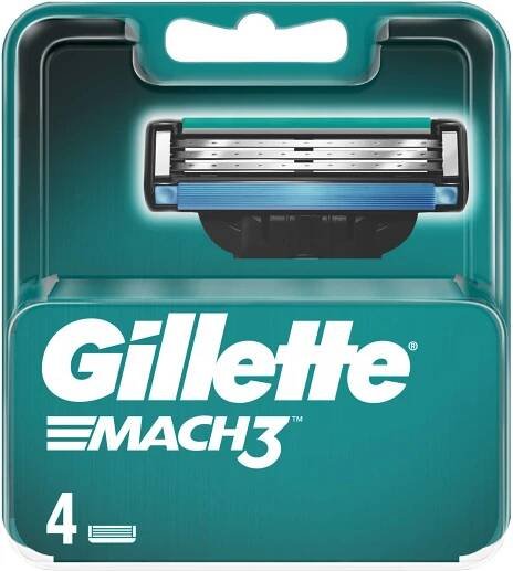 GILLETTE Mach3 4 ks
