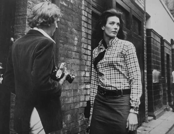 Blow-Up, David Hemmings, Vanessa Redgrave, production still, 1966