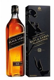 Johnnie Walker Black Label, Gift box, 40%, 0,7l