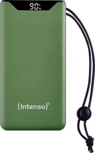 Intenso F20000 powerbanka Li-Pol, 20000 mAh, Quick Charge, Dodávka energie, USB-A, USB-C®, zelená