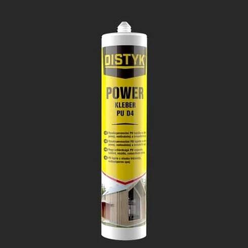 POWER KLEBER PU D4 Distyk, kartuše 300 ml, krémová