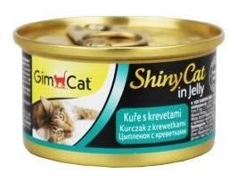 Gimpet kočka konz. ShinyCat kuře+kreveta 70g - mujmazel.cz - SHINY CAT - lahůdkové, čistě masové konzervy - pouze přírodní