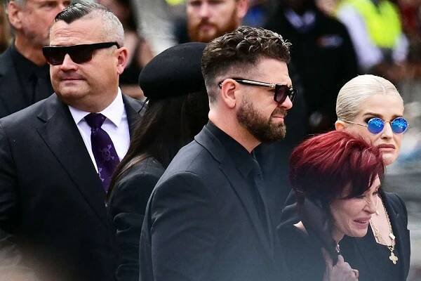 Ozzy Osbourne's Son Louis Makes Rare Public Appearance at Rocker's Funeral