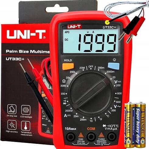 Ruční multimetr UNI-T UT-33C+