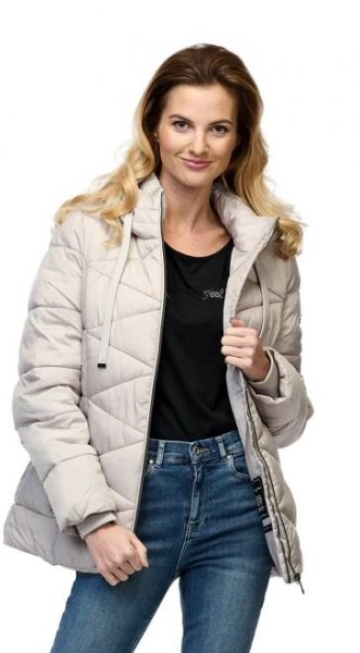 Dámská zimní bunda NEW VIEW béžová-XS | EXE JEANS | Specialisté na džíny Mustang, Cross, Mavi a další