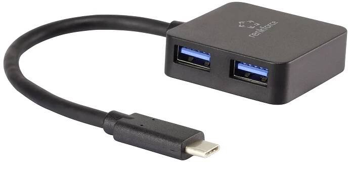 Renkforce 4 porty USB 3.0 hub černá
