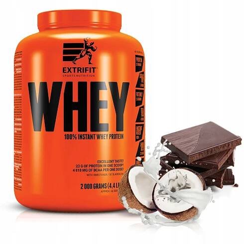 SYROVÁTKOVÝ KONCENTRÁT EXTRIFIT 100% INSTANT WHEY 2000 g