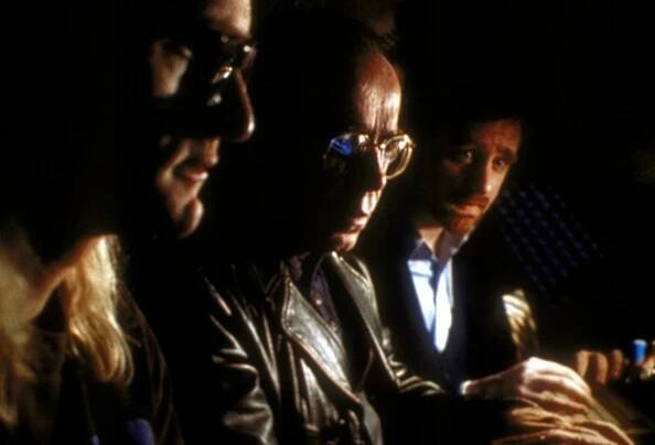 Akta X - Jako přátelé - Z filmu - Dean Haglund, Tom Braidwood, Bruce Harwood