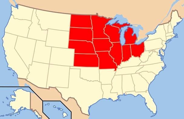 Středozápad Spojených států amerických – Wikipedie