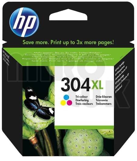 Originální cartridge HP č. 304 XL (N9K07AE) (Barevná)