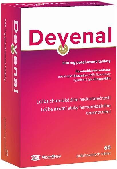 Fotografie Devenal 500 mg 60 tablet