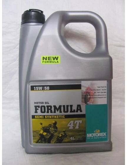 MOTOREX FORMULA 4T 15W50 4L