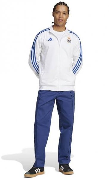Real Madrid pánská bunda DNA Track white - FAN-store.cz