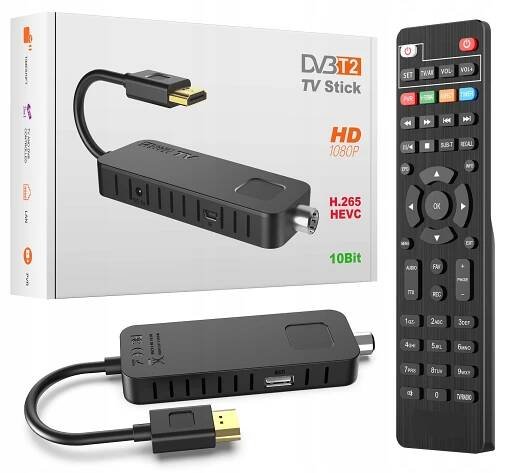 Dekodér Digitální TV tuner DVB-T2 H.264/H.265/HEVC