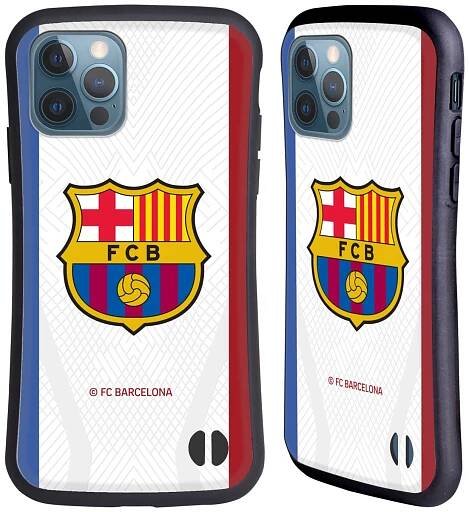 Odolný zadní obal pro mobil Apple iPhone 12 / iPhone 12 Pro - HEAD CASE - FC Barcelona - Bílý dres 23/24