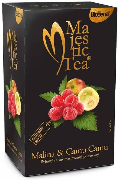 Biogena Čaj Majestic Tea Malina & Camu Camu 20 x 2.5 g