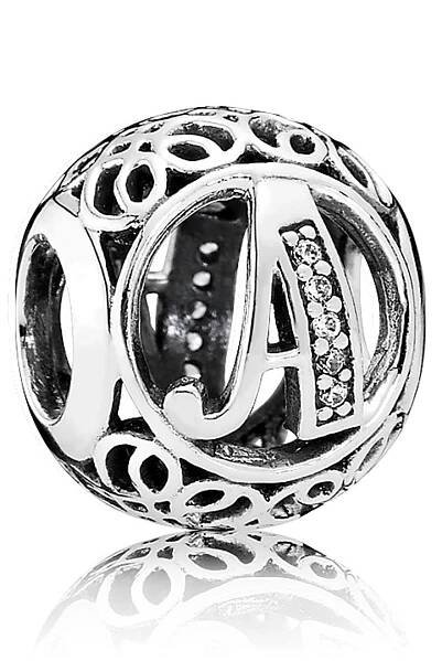 PANDORA přívěsek Vintage A kód 791845CZ | Corial.cz 