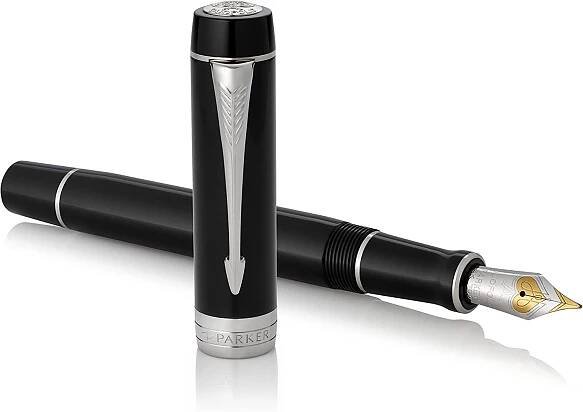 PARKER Duofold Classic Black CT Centennial hrot M / plnicí pero