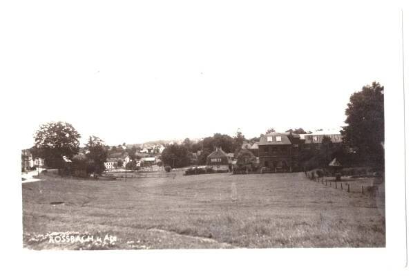 Pohlednice: Hranice u Aše