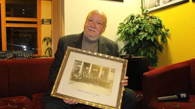 Hudebník Václav Hybš ve radiokavárně Českého rozhlasu Hradec Králové | foto: Klára Němečková