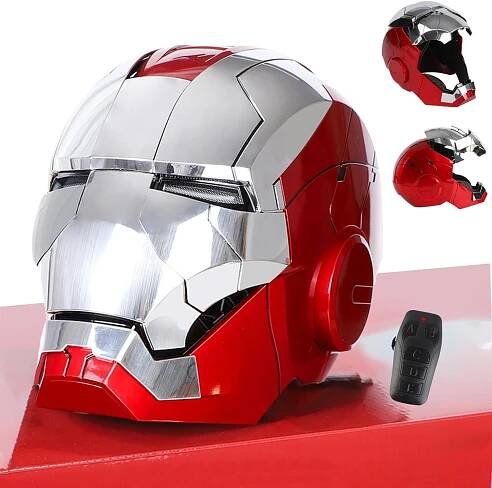 Plně automatická elektronická otevírací helma přilba - IRON MAN.