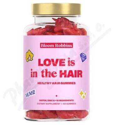 Bloom Robbins LOVE is in the HAIR gummies 60ks