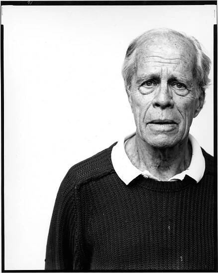 Photo of Cleve Gray by Richard Avedon