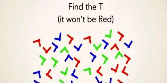 People Who Can Find The 'T' In This Brain Puzzle Test Within 10 Seconds Are Gifted