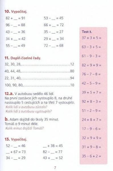 Souhrn látky z matematiky procvičování