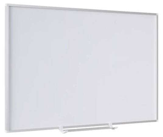 Bílá popisovací magnetická tabule na zeď LUX, 900 x 600 mm