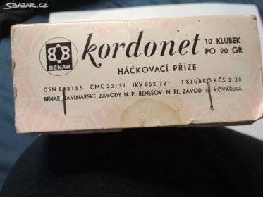 RETRO- příze Kordonet- Made In Czechoslovakia. - Hrušky, Břeclav - Sbazar.cz