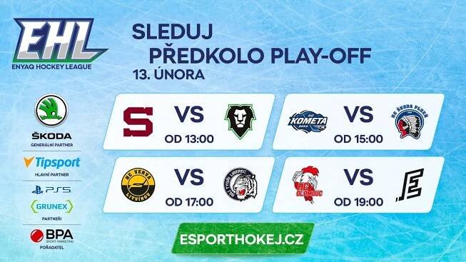 Předkolo play-off ENYAQ hokejové ligy 2022/2023
