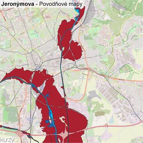 Jeronýmova - mapy | Kurzy.cz