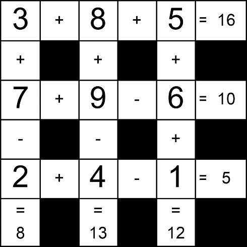 Cross Sum - originální matematický rébus, který procvičí mozkové závity